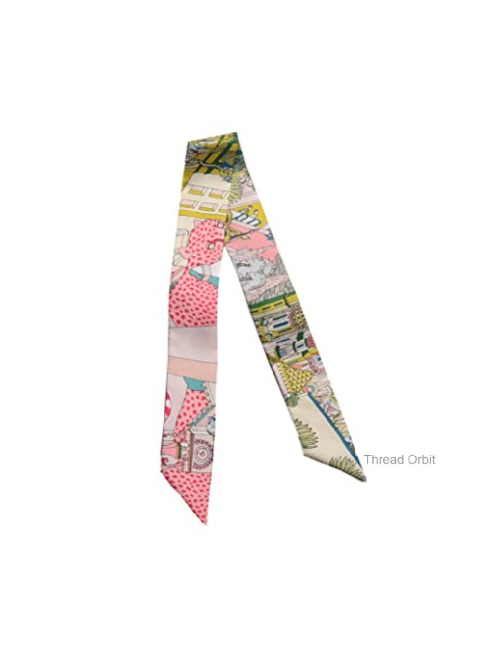 100% Mulberry Silk Narrow Scarf Hair Ribbon Handbag Wrap Tie Neckerchief